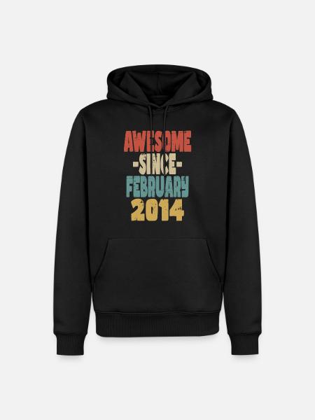 Awesome February 2014 - Men’s Premium Organic Hoodie - black