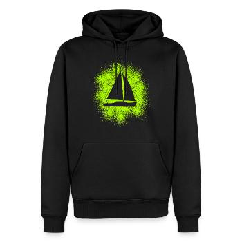 Segelyacht Segelboot Segelschiff - Männer Premium Bio Hoodie - Schwarz - Vorne - Nico (187cm)