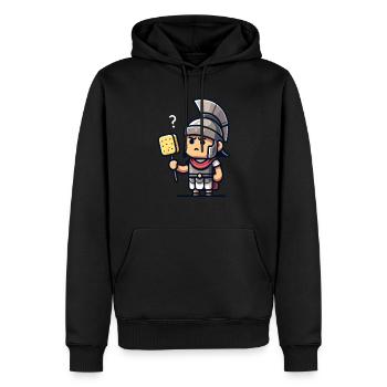 Lustiger Schwamm, Römische Geschichte, Badezimmer - Männer Premium Bio Hoodie - Schwarz - Vorne - Nico (187cm)