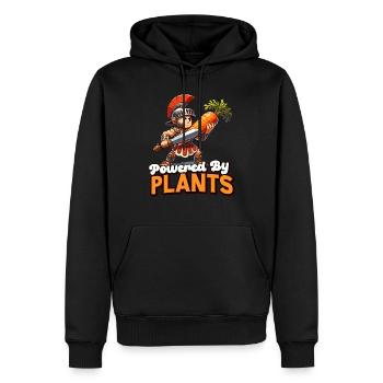 Jules César Histoire romaine Empire romain - Sweat à capuche Premium bio Homme - noir - Devant - Nico (187cm)