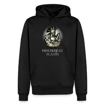 Jules César Histoire romaine Empire romain - Sweat à capuche Premium bio Homme - noir - Devant - Nico (187cm)