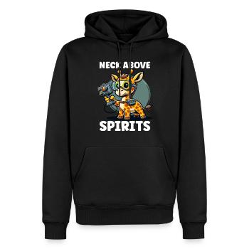 Paranormal Investigator Ghost Halloween Evp Haunte - Men’s Premium Organic Hoodie - black - Front - Nico (187cm)