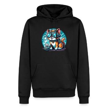 Paranormal Investigator Ghost Halloween Evp Haunte - Männer Premium Bio Hoodie - Schwarz - Vorne - Nico (187cm)