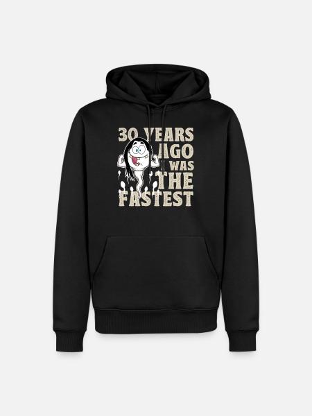 30-års fødselsdag sjove ordsprog - Herre Premium økologisk hoodie - sort