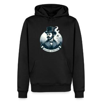 Paranormal Investigator Ghost Halloween Evp Haunte - Men’s Premium Organic Hoodie - black - Front - Nico (187cm)