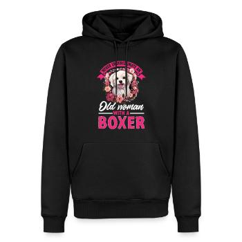 Maltese Dog Breed Pet Never Underestimate An - Männer Premium Bio Hoodie - Schwarz - Vorne - Nico (187cm)