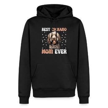 Cockapoo Dog Breeded Pet Best Cockapoo Mom ever - Sweat à capuche Premium bio Homme - noir - Devant - Nico (187cm)