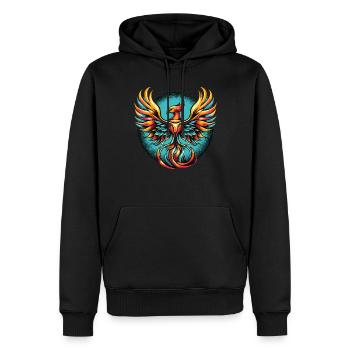 Hystérectomie pour restaurer la - Sweat à capuche Premium bio Homme - noir - Devant - Nico (187cm)