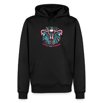 Chirurgie d'hystérectomie pour restaurer le - Sweat à capuche Premium bio Homme - noir - Devant - Nico (187cm)