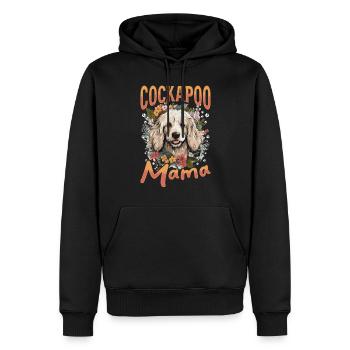 Cockapoo Race de chien Cockapoo Cockapoo Mama - Sweat à capuche Premium bio Homme - noir - Devant - Nico (187cm)