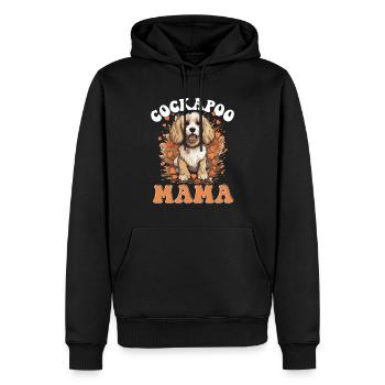 Cockapoo Race de chien Cockapoo Cockapoo Mama - Sweat à capuche Premium bio Homme - noir - Devant - Nico (187cm)
