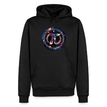 Funny Pi Day 2024 3.14 Pi Symbole numérique Mathématiques - Sweat à capuche Premium bio Homme - noir - Devant - Nico (187cm)