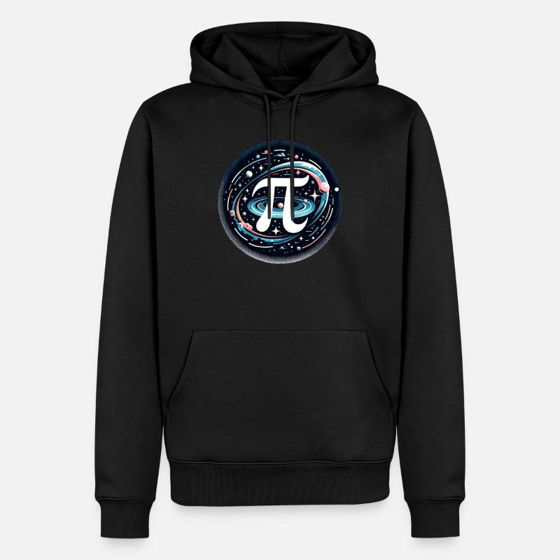 Funny Pi Day 2024 3,14 Pi Number Symbol Math - Männer Premium Bio Hoodie - Schwarz