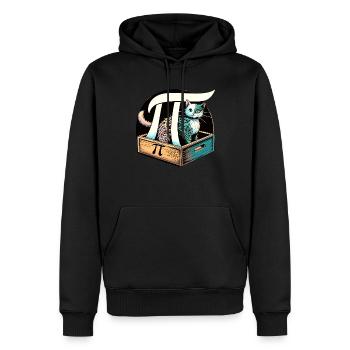 Funny Pi Day 2024 3.14 Pi Symbole numérique Mathématiques - Sweat à capuche Premium bio Homme - noir - Devant - Nico (187cm)