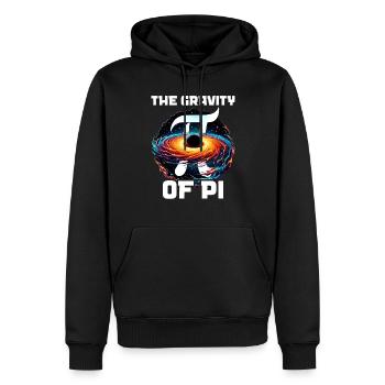 Funny Pi Day 2024 3.14 Pi Symbole numérique Mathématiques - Sweat à capuche Premium bio Homme - noir - Devant - Nico (187cm)