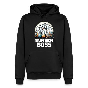 Organische Chemie, Chemiestudenten, Chemie - Männer Premium Bio Hoodie - Schwarz - Vorne - Nico (187cm)
