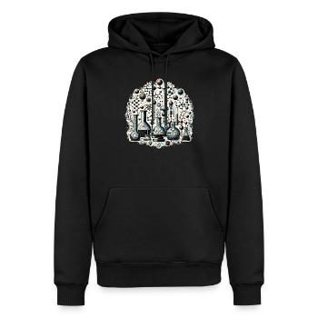 Organische Chemie, Chemiestudenten, Chemie - Männer Premium Bio Hoodie - Schwarz - Vorne - Nico (187cm)