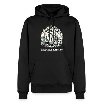 Organische Chemie, Chemiestudenten, Chemie - Männer Premium Bio Hoodie - Schwarz - Vorne - Nico (187cm)