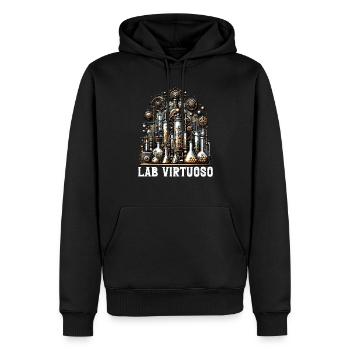 Organische Chemie, Chemiestudenten, Chemie - Männer Premium Bio Hoodie - Schwarz - Vorne - Nico (187cm)