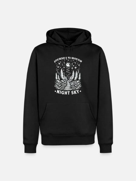 Astrophotography Astronomy Space Camera - Men’s Premium Organic Hoodie - black