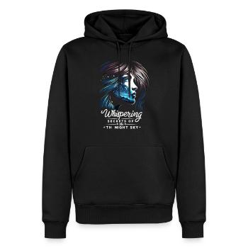 Astrophotographie Astronomie Caméra spatiale - Sweat à capuche Premium bio Homme - noir - Devant - Nico (187cm)
