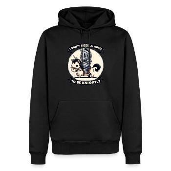 Ritterritter Mittelalterliche Renaissance-rüstung - Männer Premium Bio Hoodie - Schwarz - Vorne - Nico (187cm)