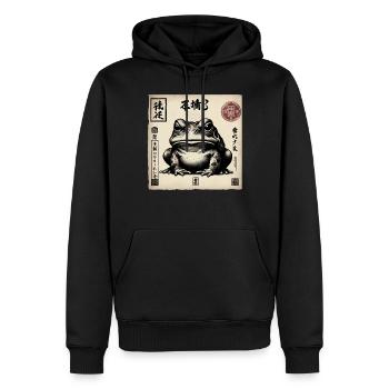 Klassische Silhouette Tierliebhaber Tierhalter - Männer Premium Bio Hoodie - Schwarz - Vorne - Nico (187cm)