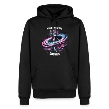 Astrophotographie Astronomie Caméra spatiale - Sweat à capuche Premium bio Homme - noir - Devant - Nico (187cm)