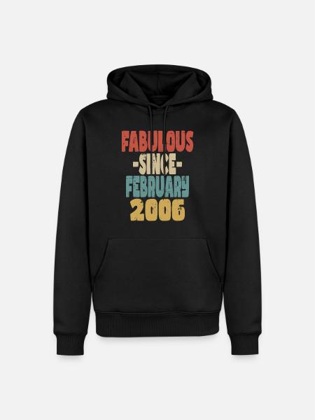 Fabulous February 2006 - Men’s Premium Organic Hoodie - black