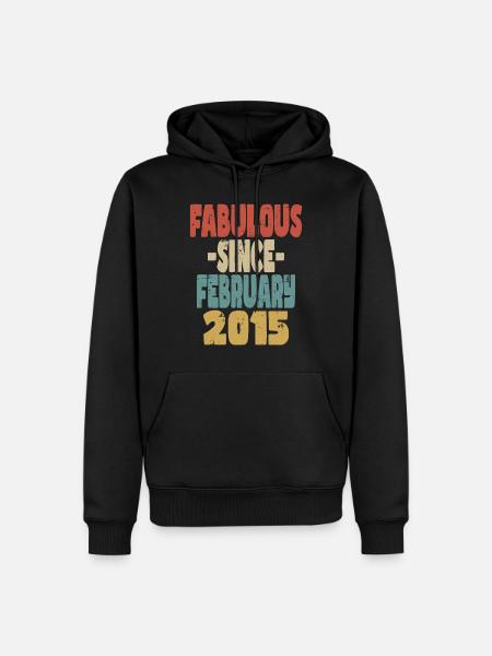 Fabuleux Février 2015 - Sweat à capuche Premium bio Homme - noir
