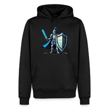 Ethical Hacking Analyst Ethical Cyber Security - Men’s Premium Organic Hoodie - black - Front - Nico (187cm)