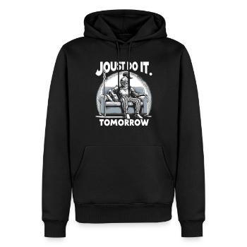 Ritterritter Mittelalterliche Renaissance-rüstung - Männer Premium Bio Hoodie - Schwarz - Vorne - Nico (187cm)