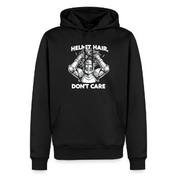 Ritterritter Mittelalterliche Renaissance-rüstung - Männer Premium Bio Hoodie - Schwarz - Vorne - Nico (187cm)