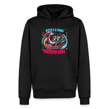 Schallplatten Lp Sammler Schallplattenliebhaber - Männer Premium Bio Hoodie - Schwarz - Vorne - Nico (187cm)