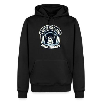 Asmr Whispering Asmr Enthusiast Mindfulness - Männer Premium Bio Hoodie - Schwarz - Vorne - Nico (187cm)