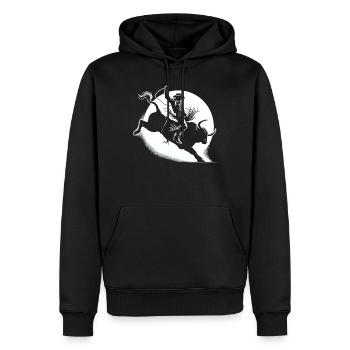 Rodeo Bull Riding Livestock Show Farmer Cattle - Männer Premium Bio Hoodie - Schwarz - Vorne - Nico (187cm)