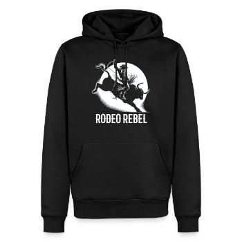Rodeo Bull Riding Livestock Show Farmer Cattle - Männer Premium Bio Hoodie - Schwarz - Vorne - Nico (187cm)