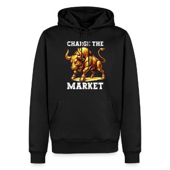 Gold Trader Forex Trader XAUUSD Trader - Männer Premium Bio Hoodie - Schwarz - Vorne - Nico (187cm)