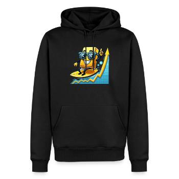 Gold Trader Forex Trader XAUUSD Trader - Männer Premium Bio Hoodie - Schwarz - Vorne - Nico (187cm)