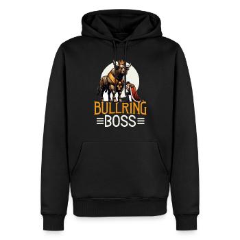 Rodeo Bull Riding Livestock Show Farmer Cattle - Männer Premium Bio Hoodie - Schwarz - Vorne - Nico (187cm)