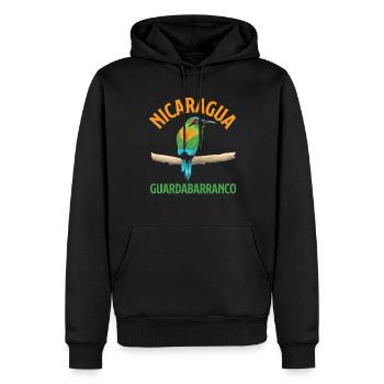 Nicaragua Guardabarranco National Vogel Länder - Männer Premium Bio Hoodie - Schwarz - Vorne - Nico (187cm)