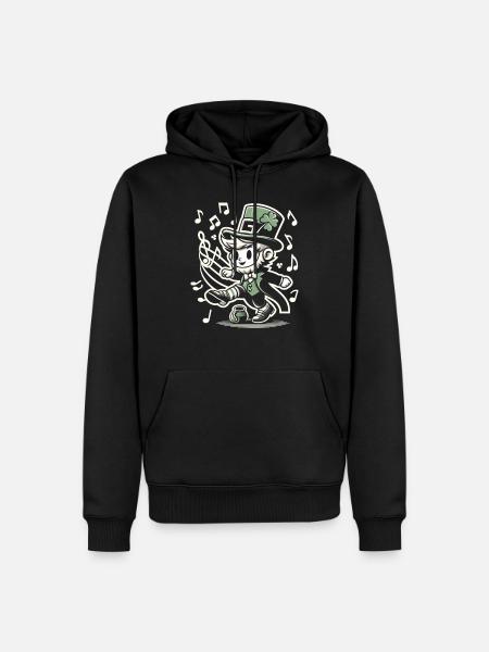 Irish Dancing Ireland Outfit Irish Music - Men’s Premium Organic Hoodie - black