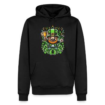 Irish Dancing Ireland Outfit Irish Music - Männer Premium Bio Hoodie - Schwarz - Vorne - Nico (187cm)