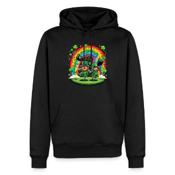 Irish Dancing Ireland Outfit Irish Music - Männer Premium Bio Hoodie - Schwarz - Vorne - Nico (187cm)