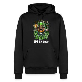 Irish Dancing Ireland Outfit Irish Music - Männer Premium Bio Hoodie - Schwarz - Vorne - Nico (187cm)