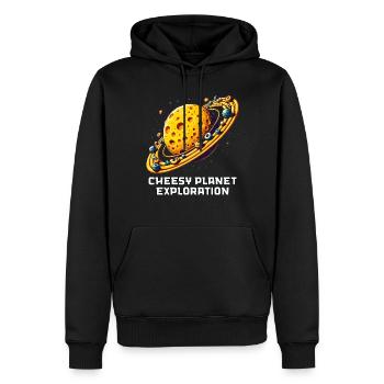 Alien Extraterrestrial Area 51 Ufo Space Geek - Männer Premium Bio Hoodie - Schwarz - Vorne - Nico (187cm)