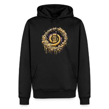 Zone extraterrestre extraterrestre 51 Ufo Space Geek - Sweat à capuche Premium bio Homme - noir - Devant - Nico (187cm)
