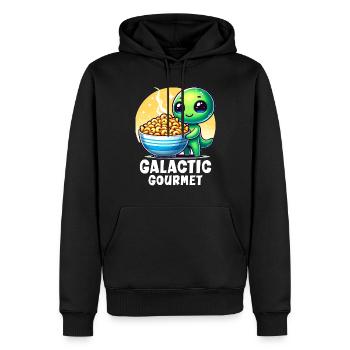Alien Extraterrestrial Area 51 Ufo Space Geek - Männer Premium Bio Hoodie - Schwarz - Vorne - Nico (187cm)