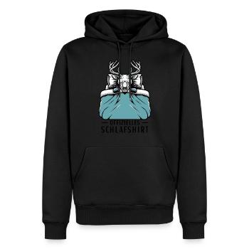 Offizielles Schlafshirt Wendigo - Männer Premium Bio Hoodie - Schwarz - Vorne - Nico (187cm)