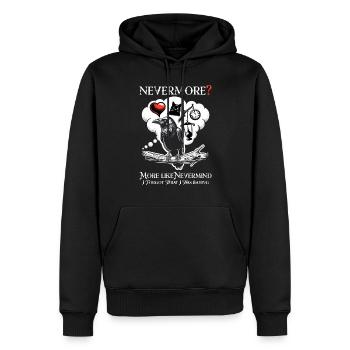 Fan d’Edgar Allan Poe, Littérature classique, - Sweat à capuche Premium bio Homme - noir - Devant - Nico (187cm)
